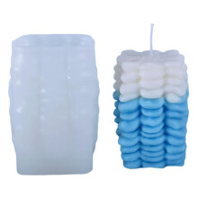 Moules Ă bougies cubiques 3D, pour bricolage, savon,-2