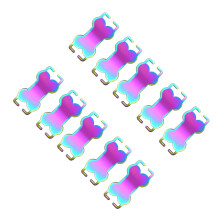 Pendentif de collier de chien, plaque-Couleurs éblouissantes