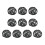 Base de Support de fleurs, outil de fixation-10 noir 1