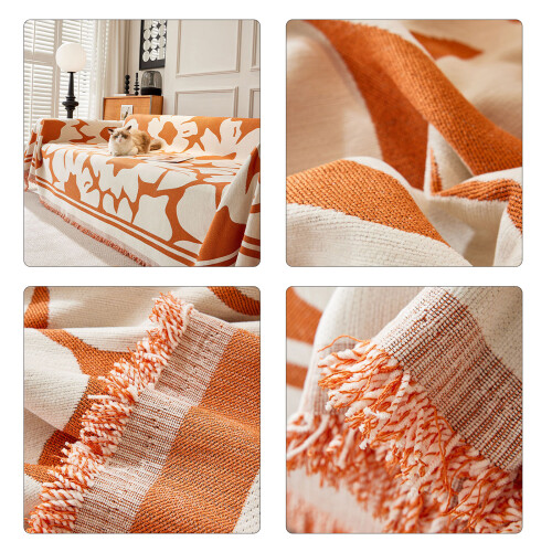 Wasserdichte Sofadecke, vielseitig-orange Farbe 180 230 2