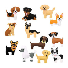 Felt Sewing Kit, Sew Your Own Felt Animals, Creative DIY Crafts, Educational Toys for Girls and Boys, Dog