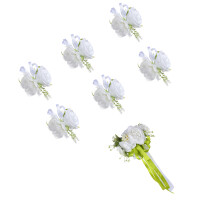 Realistic Faux Floral Arrangement Set For Bridal Vehicle