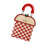 Bright Cartoon Wall Mounted Tissue Keeper Soft-plaid apple 1