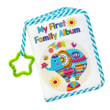 Baby's My Firsts Family Album Baby-Stoffalbum mit Fototaschen-3