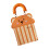 Playful Pattern Wall Hanging Tissue Container Easy-yellow bear 1