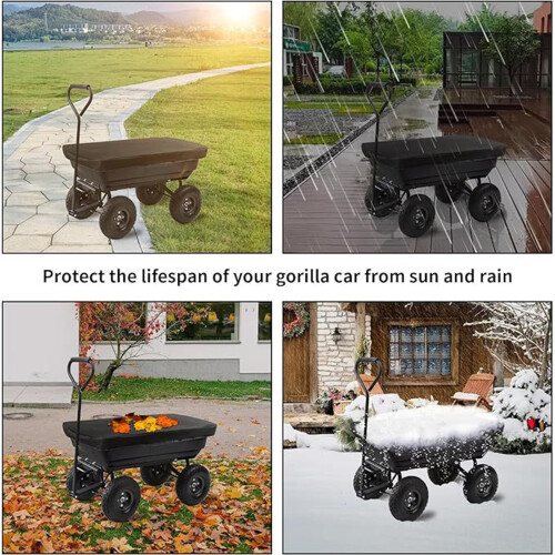 TPE Lined Waterproof Windproof Cart Protector Shelter Enclosures 2