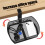 Space Efficient Rotating Desk Mount Storage Holder Metal Under 2