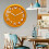 Horloge murale moderne avec chiffres 3D, mouvement-Blanc 4