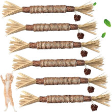 Catnip Sticks, Cat Tooth Brush, Dental Care Toy, Chew Sticks for Tartar Bad Breath