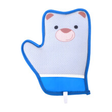 Cat care glove, brush, detangling glove for removing pet hair, for puppy clothing, bear pattern