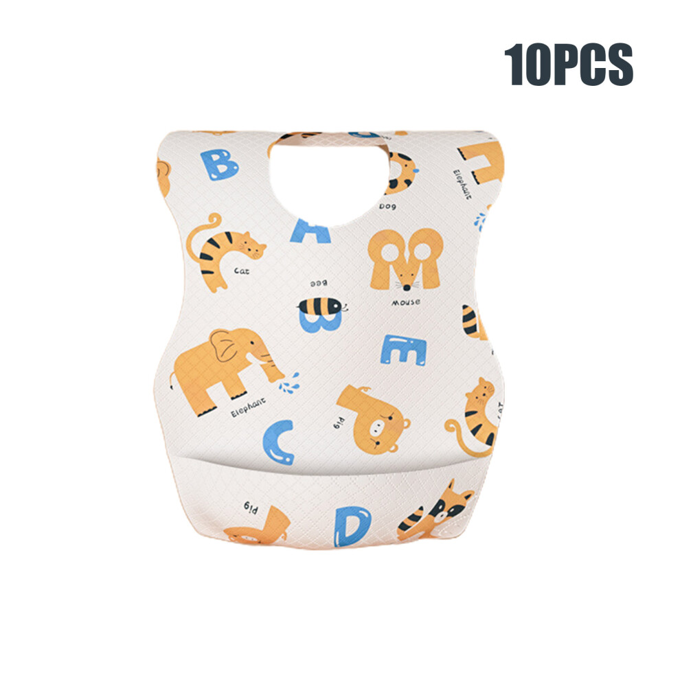 Baby Bibs for Travel, Disposable Baby Bibs, Water Absorption Bibs, Leakproof Bibs, Best Gift for New Parents, Adjustable Baby Bibs, Quality Safety