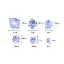 Decoratieve edelstenen, heldere kwarts-geïnspireerde acrylstenen voor fotografie en decoratie, 900 transparante edelstenen voor een esthetische