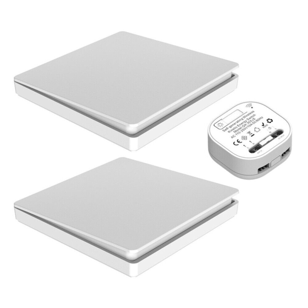 Rf Safety Code Wireless Switch System, No Wiring Installation For Smart Lighting, Easy To Install Remote Control Light Relay, Penetrate Rf Signal 9340959710027