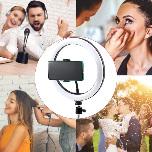 Illuminate Your Path: 10 Inch Led Ring Light, Adjustable Brightness For Customizable Lighting Solutions 1