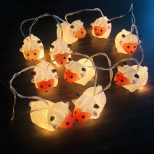 Warm White Light String Lights For Home Indoor Decor, Romantic Lamp With Safe For Children, Decorative Sheep Fairy Light Ideal For Creative Space