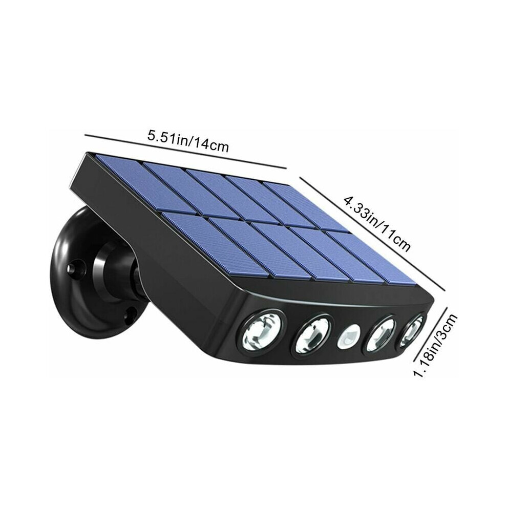 Motion Sensor Light For Outdoor Patio, Smart Pir Motion Sensor Solar Flood Lights Easy Installation For Garden Deck Yard Driveway Exterior Wall 9128293359757