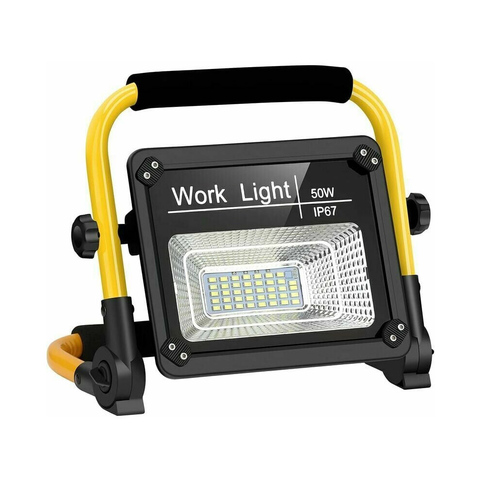 Switchable Brightness Modes Led Work Light, Rechargeable And Waterproof For Outdoor Adventures 9173940446915