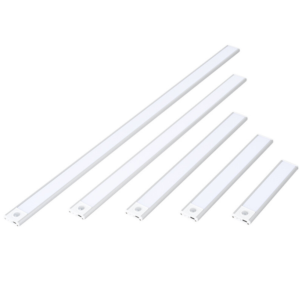 Auto On Off Motion Sensor Lights, Smart Led Light Strip For Closet Wardrobe, 40Cm Rechargeable Lighting With 3 Color Modes, Super Strong Magnet Mount 9358999519289