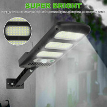Motion Sensor Solar Street Lights, Remote Control, Durable Waterproof Design, For Exterior Wall And Street, Charging Time 6-8 Hours (Set Of 2)