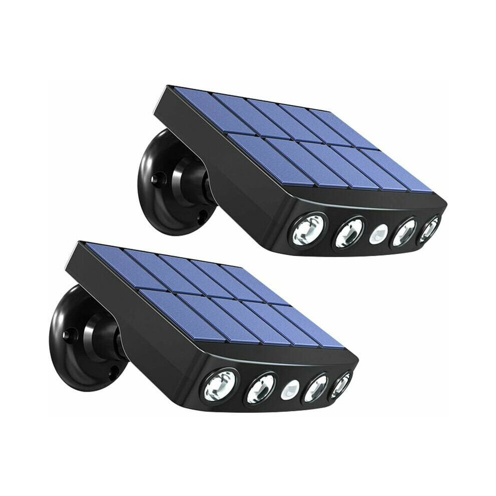 Motion Sensor Light For Deck Yard, Solar Flood Lights With Adjustable Detection Range Easy Installation For Driveway Exterior Wall (2Pack) 9173940447882