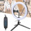 Illuminate Your Path: 10 Inch Led Ring Light, Adjustable Brightness For Customizable Lighting Solutions 3