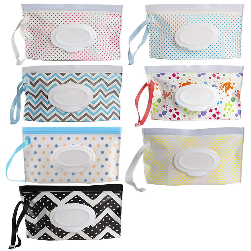 Baby Wipe Dispenser, Safe & Portable EVA Travel Wet Wipe Pouch, Lightweight Design for Easy On-the-go Care, Bpa Free Reusable Wipes Container for