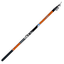 Telescopic Fishing Rod for Rock, Travel, Spider, Power Casting, Surfcasting, Shore Fishing Pole Orange 2.7 Meter