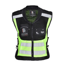 Competition Cruise Rally Suit For MultiDay Race Motorcycle Locomotive Cycling Vest Reflective Safety Gear Green XXL