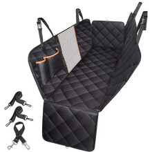 Waterproof Scratch Proof Dog Car Seat Cover with Mesh Window for Toyota Back Seat
