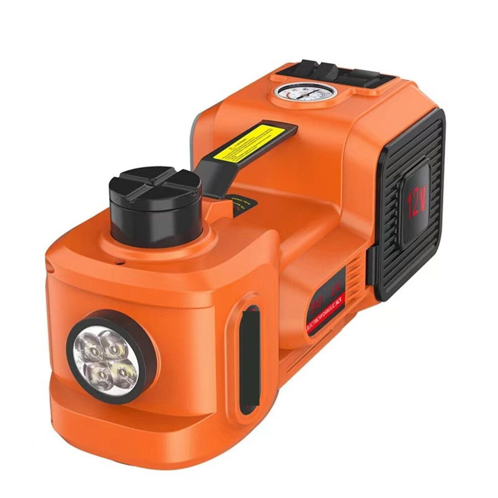 12V 5Ton Hydraulic Car Jack With Tire Inflator Pump And Led Flashlight 9412369126481