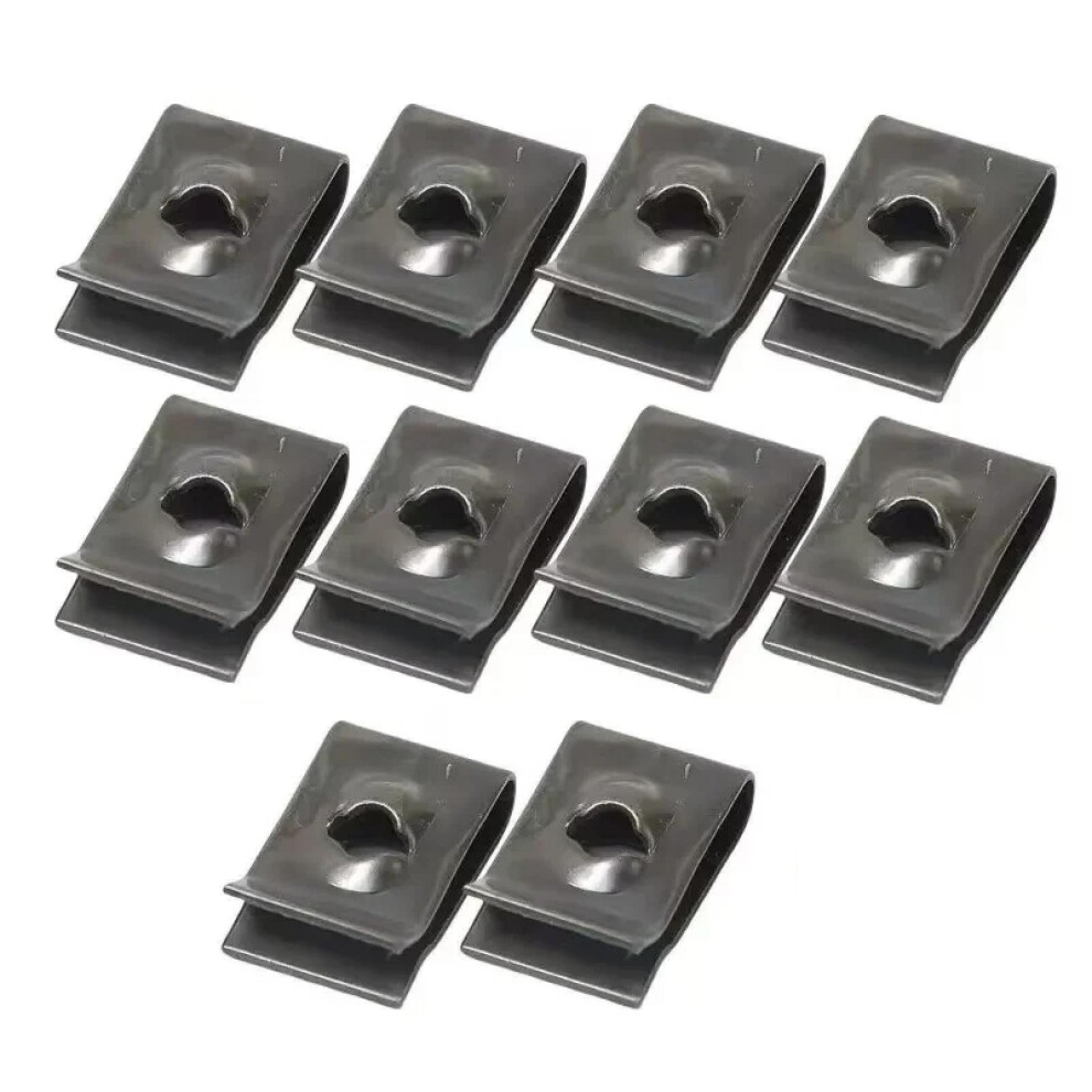 Car Fastener Clips Metal Utype Retainer For Car Motorcycle Scooter Army Selffastener Antirust 50Pcs Green 9189345038334