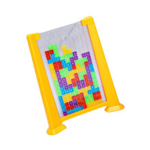 Portable Puzzle Toy Creative Entertainment Cube Puzzle Building Block Toy for Challenging the Minds of Teenagers and Adults, Yellow Color Box