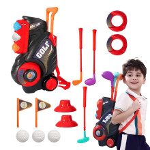 Golf clubs for ages 35 Indoor golf game, educational toy for use in the backyard garden at home, for birthday parties and activities.