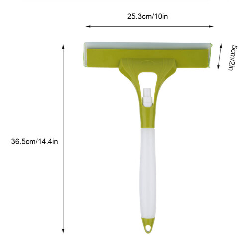 Convenient Storage Squeegee, Sturdy Rust Resistant Design For Multi-Surface Cleaning, Ergonomic Streak-Free Performance, All Purpose Tool For 2