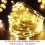 Flexible Wire LED String Lights with Remote Control, Waterproof Battery Operated Fairy Lights Featuring 8 Lighting Modes and Dimmable Function, Cool 2
