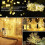 Flexible Wire LED String Lights with Remote Control, Waterproof Battery Operated Fairy Lights Featuring 8 Lighting Modes and Dimmable Function, Cool 6