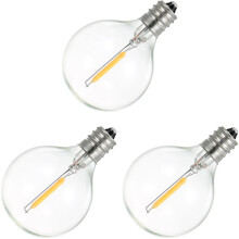 Lâmpada LED de plástico resistente, mini lâmpada globo, criadora de atmosfera aconchegante para decoração de festas de casamento em ambientes