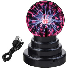 Interactive Plasma Ball Lamp, Magic and Mystic Science Phenomenon In A Portable Size, Touch Sensitive Feature, Decorative Lighting For Room And Night
