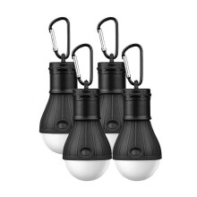 Lanterne de camping LED compacte pour les activités de plein air, lanterne légère à piles avec conception pliable et résistance à l'eau IPX4.