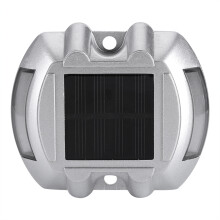 Luci solari da vialetto, luce esterna a basso consumo energetico con tecnologia a energia solare, struttura in alluminio, lampada da giardino