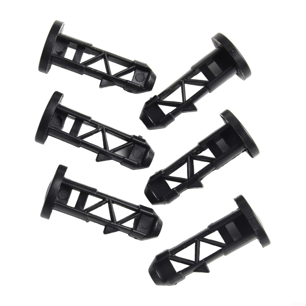 240L Wheelie Bin Lid Hinge Pins 67Mm X 31Mm Black Plastic, 3 Pairs, Fits 240L Bins, Household And Commercial Use 9189345039041