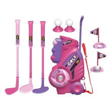 Toddler Golf Set, Portable Golf Club Sets, Active Play Toys for Children, Pink