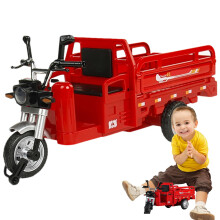 Pullback car, metal tricycle toy, cool tricycle design for children, Easter gifts, birthday surprises, reward ideas, nursery Red.