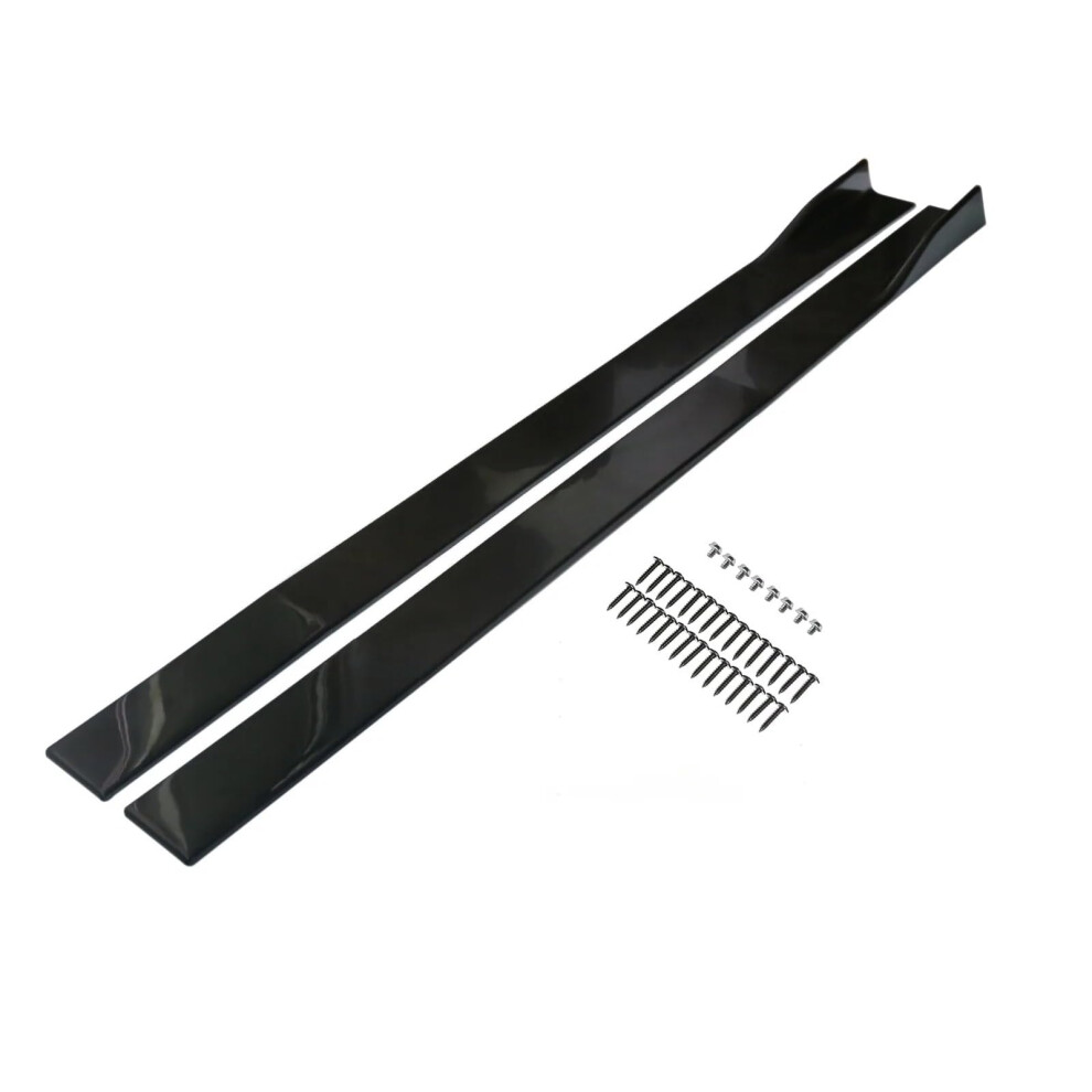 Splitter Winglet For Bmw Mercedes Vw Peugeot Seat Leon 2M Side Skirt Splitters Lip Exterior Trim Winglet 9189345039560