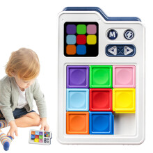 Electronic Slide Puzzle Blocks, Sliding Block Puzzle, Brain Toy, Sliding Game with More Than 1000 Levels, Fun Puzzles for Pen Training