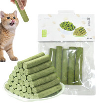 Cat Grass Poles Natural Leaks Freeze Dried Chew Snacks Hairball Control Aid