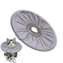 Adjustable recovery collar for cats Lightweight, soft cone to prevent licking wounds