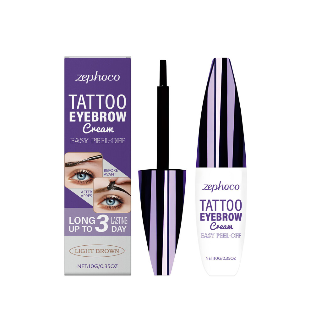 Light/Brown/Cream (10G) Tearing And Dyeing Eyebrow Creates Three-Dimensional Natural Wild Eyebrow Waterproof