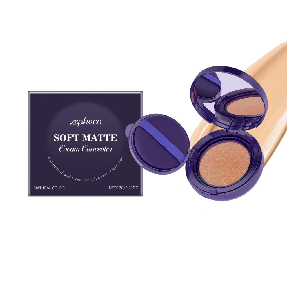 Light (Natural Color) Zephoco Hydrating Concealer Cushion Is A And Thin Concealer That Naturally Conforms To Pore Modification