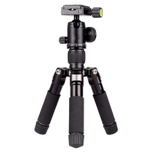 Mini Desktop Tripod DSLR Camera Tripod for DSLR Camera Climbing Live Photography Stand (Silver Grey)